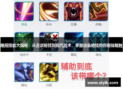 绝招技能大揭秘：从古武秘技到现代战术，掌握这些绝技助你制敌制胜