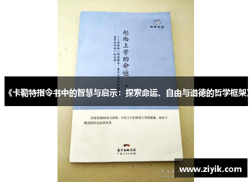《卡勒特指令书中的智慧与启示：探索命运、自由与道德的哲学框架》